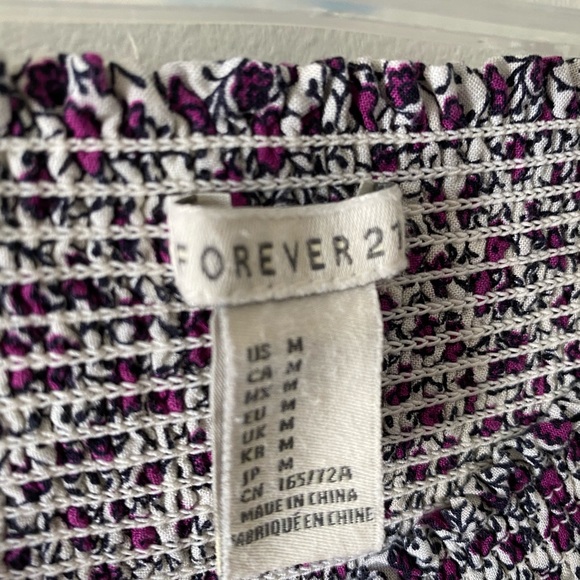 Flowy Floral Tube Top - Picture 3 of 3